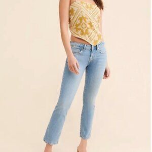 Liv Crop Flare Low Rise Jeans Free People